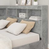  Skladišno uzglavlje Betonski sivi 207,5 x 137,5 x 76,5 cm | shoptok.hr