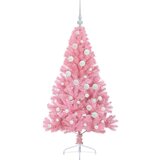  Umjetno predsvijetljeno božićno drvce Ružičasta 120 cm PVC | shoptok.hr
