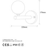 Opviq zidna lampa domino 11033 | ePonuda.com