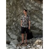 Reserved Lanena regular fit košulja - tamnosmeđe | shoptok.hr
