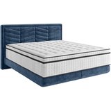 CARRYHOME postelja boxspring 180 cm x 200 cm , tekstil temno modra Cene