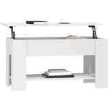  Stolić za kavu bijeli 101x49x52 cm od konstruiranog drva | Eponuda.com