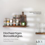 KIVY 12x Kozarčki za začimbe z bambusovim pokrovom 150ml | Shoptok.si