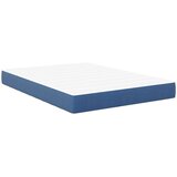 vidaXL Pocket Spring Madrac Plava Srednja 160x200x20 cm Tkanina | shoptok.hr