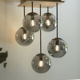 Just LIGHT. 11395-79 - Luster na šipci WIDOW 5xE14/25W/230V hrast | Eponuda.com