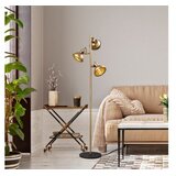 Opviq Podna lampa Spoly 13796, 37 x 37 x 162 cm, 3 x E14, 250 cm Kabl, Zlatne boje | Eponuda.ba
