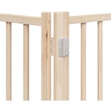 vidaXL Ograda za pse z vrati zložljiva 6 panelov 480 cm topolovina | Shoptok.si
