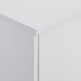 Bessagi Home Omara Za Oblačila Milo, Bela | Shoptok.si
