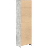 vidaXL Visoka omara betonsko siva 50x35x180 cm inženirski les | Shoptok.si