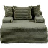 P & B XXL FOTELJ, zelena tekstil | Shoptok.si