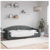 vidaXL Raztegljiva postelja temno siva 80x200 cm blago Cene