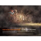 Fenix HM65RTV20PRP - LED prigušiva punjiva čelna lampa LED/USB IP68 crna/ljubičasta | Eponuda.com