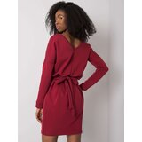 RUE PARIS Dress-RV-SK-6037.18X-burgundy | shoptok.hr