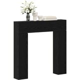  Okvir za kamin Crni hrast 102 x 18 x 100,5 cm Konstruirano drvo | shoptok.hr