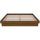  Okvir za krevet masivno drvo boja meda 135 x 190 cm bračni | shoptok.hr