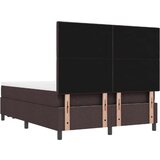  škatlasta vzmetnica s pomičnim okvirjem temno rjava 160x200 cm tkanina, (22082452) | Shoptok.si