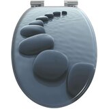  Toaletni pokrov s tiho zaporo 2 pcs Siva 44 x 38 cm MDF plošča, (5000207976) | Shoptok.si