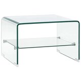  Stolić za kavu prozirni 50 x 45 x 33 cm od kaljenog stakla | shoptok.hr