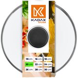 KADAX stekleni pokrov 20 cm univerzalni toplotno odporen pokrov za lonce in ponev, (5000355989) Cene