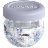 NOBRAND Quokka, Posoda za hrano Zen Design 770ml s protizdrsnim pokrovom, Siva, (5000071461) | Shoptok.si