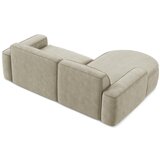 Makamii Bež kutna garnitura od šenila (s lijevim kutom/s ležaljkom) Omao – | shoptok.hr