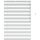 vidaXL Venecijanska žaluzija Bela 110 x 160 cm 35 mm, (5000298187) | Shoptok.si