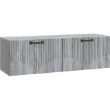 vidaXL Omarica za TV, ki jo lahko montiraš na steno Siva Sonoma, (5000220439) | Shoptok.si