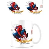 Spider-Man Homecoming (Web) Uradna keramična skodelica za kavo/čaj v škatli, papir, večbarvna, 11 x 11 x 1,3 cm, (20850946)