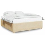  Okvir za krevet bez madraca krem 180 x 200 cm od tkanine | shoptok.hr