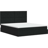  Krevet s madracem i skladištem Crna 140 x 190 cm tkanina | shoptok.hr