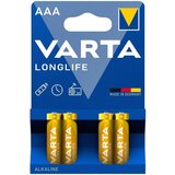 Varta LONGLIFE AAA 1.5V LR03 MN2400, PAK4 CK, ALKALNE baterije | Eponuda.com