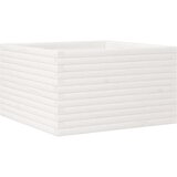  Vrtna sadilica bijela 80x80x45 5 cm od masivne borovine | shoptok.hr