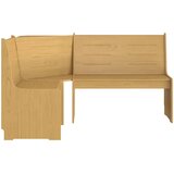  Kutna klupa REINE 151 cm od masivne borovine boja meda | shoptok.hr