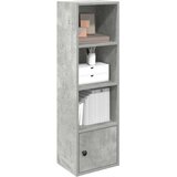 vidaXL Regal za knjige boja betona 31x24x102 cm konstruirano drvo | shoptok.hr