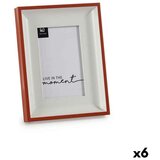 Okvir za sliku Kristal Crvena Bijela Plastika (2 5 x 21 x 16 cm) (6 kom.) | shoptok.hr