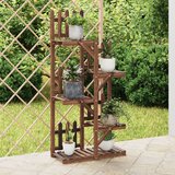  Stalak za cvijeće 60 x 25 x 130 cm od masivne jelovine | shoptok.hr