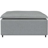  Modularni kauč s podnožjem, svijetlo sivi 100x100x48 cm | shoptok.hr