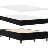  Box Spring Postelja z Blazino Črna 120x200 cm Žamet, (22052099) | Shoptok.si