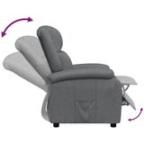  Naslonjač od umjetne kože sivi | shoptok.hr