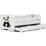  Drveni dječji krevet PANDA 2 s ladicom - 160x80 cm bijeli | shoptok.hr
