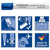 Staedtler marker Lumocolor Whiteboard, okrogla konica, 10/1 | Shoptok.si
