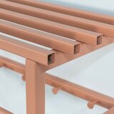 Spinder Design Rožnato-oranžen kovinski stenski obešalnik s polico Rizzoli – | Shoptok.si
