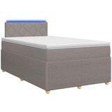  Boxspring krevet s madracem Sivosmeđa 120 x 200 cm Tkanina | shoptok.hr