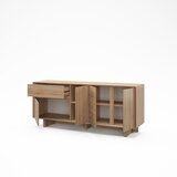 Marckeric Komoda u dekoru hrasta u prirodnoj boji 180x76x45 cm Carpi – | shoptok.hr