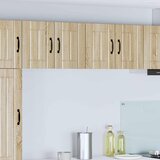  Ormar za Zid Lucca 2 pcs Hrast sonoma 60 x 31 x 40 cm | shoptok.hr