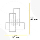 Lesnina XXXL STENSKA LED-SVETILKA Squid 2400 lm 4000 K | Shoptok.si