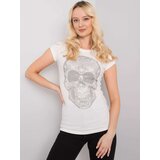 ex moda T-shirt EM-TS-ES-21-532.18-ecru | Shoptok.si