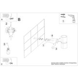  Stenska svetilka KUKKIA črna, (21347231) | Shoptok.si