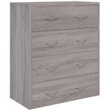  Komoda s 4 ladice 60 x 30 5 x 71 cm boja hrasta sonome | shoptok.hr