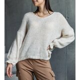  Beige V-neck sweater Gista | shoptok.hr